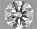 Natural Diamond 0.90 Carats, Round with Very Good Cut, J Color, SI2 Clarity and Certified by GIA