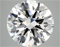 Lab Grown Diamond 6.05 Carats, Round with Ideal Cut, E Color, VVS2 Clarity and Certified by IGI