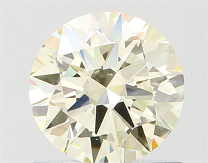 Foto Diamante Natural 0.76 quilates, Redondo , Color K, claridad IF y certificado IGI de