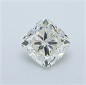Natural Diamond 0.45 Carats, Cushion with  Cut, J Color, VS1 Clarity and Certified by GIA