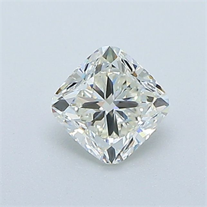Picture of Natural Diamond 0.45 Carats, Cushion with  Cut, J Color, VS1 Clarity and Certified by GIA
