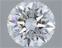 Lab Grown Diamond 1.01 Carats, Round with Excellent Cut, D Color, VS1 Clarity and Certified by IGI