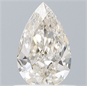 Natural Diamond 0.50 Carats, Pear with  Cut, H Color, VVS1 Clarity and Certified by IGI