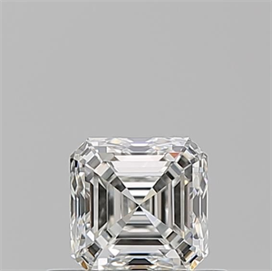 Picture of Natural Diamond 0.50 Carats, Asscher with  Cut, G Color, VVS1 Clarity and Certified by GIA