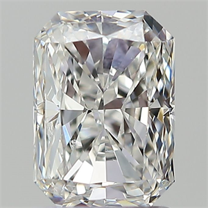 Picture of Natural Diamond 1.51 Carats, Radiant with  Cut, G Color, VS2 Clarity and Certified by GIA