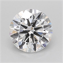 Lab Grown Diamond 1.01 Carats, Round with Ideal Cut, D Color, VVS2 Clarity and Certified by IGI