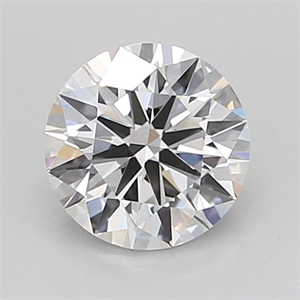 Picture of Lab Grown Diamond 1.01 Carats, Round with Ideal Cut, D Color, VVS2 Clarity and Certified by IGI