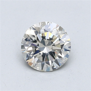 Picture of Natural Diamond 0.90 Carats, Round with Excellent Cut, J Color, SI2 Clarity and Certified by GIA