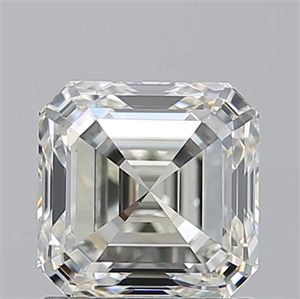 Picture of Natural Diamond 1.50 Carats, Asscher with  Cut, K Color, VS1 Clarity and Certified by GIA