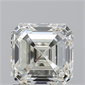 Natural Diamond 1.50 Carats, Asscher with  Cut, K Color, VS1 Clarity and Certified by GIA