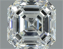 Natural Diamond 1.21 Carats, Asscher with  Cut, H Color, IF Clarity and Certified by GIA