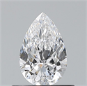 Diamante Natural 0.50 quilates, De pera , Color D, claridad VS1 y certificado GIA