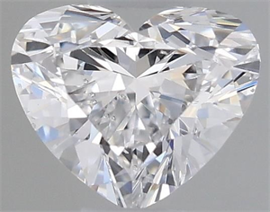 Foto Diamante Natural 0.37 quilates, Corazón , Color D, claridad SI2 y certificado GIA de