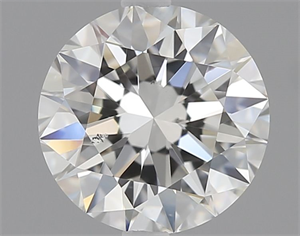 Picture of Natural Diamond 1.00 Carats, Round with Excellent Cut, H Color, SI1 Clarity and Certified by GIA