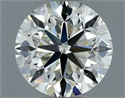 Natural Diamond 0.90 Carats, Round with Very Good Cut, L Color, VVS2 Clarity and Certified by GIA