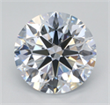 Lab Grown Diamond 4.34 Carats, Round with Ideal Cut, F Color, VVS2 Clarity and Certified by IGI
