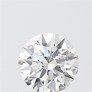 Picture of Lab Grown Diamond 1.03 Carats, Round with Ideal Cut, F Color, VVS2 Clarity and Certified by IGI