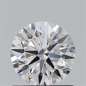 Picture of Natural Diamond 0.86 Carats, Round with Excellent Cut, D Color, SI2 Clarity and Certified by GIA