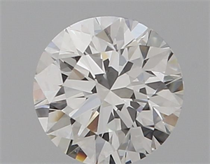 Picture of Natural Diamond 0.43 Carats, Round with Very Good Cut, F Color, VVS1 Clarity and Certified by GIA
