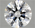 Diamante Natural 5.01 quilates, Redondo , Color F, claridad VVS2 y certificado GIA