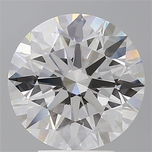 Picture of Lab Grown Diamond 4.56 Carats, Round with Ideal Cut, E Color, VVS2 Clarity and Certified by IGI