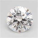 Lab Grown Diamond 1.04 Carats, Round with Ideal Cut, D Color, VVS2 Clarity and Certified by IGI