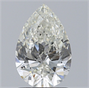 Natural Diamond 1.04 Carats, Pear with  Cut, J Color, SI1 Clarity and Certified by GIA