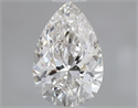 Diamante Natural 0.50 quilates, De pera , Color J, claridad SI1 y certificado GIA