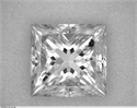 Natural Diamond 1.21 Carats, Princess with  Cut, G Color, I2 Clarity and Certified by GIA