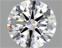 Lab Grown Diamond 1.42 Carats, Round with Ideal Cut, E Color, VS2 Clarity and Certified by IGI