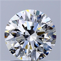Natural Diamond 1.50 Carats, Round with Excellent Cut, G Color, SI1 Clarity and Certified by GIA