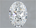 Diamante Natural 1.20 quilates, Ovalado , Color F, claridad SI1 y certificado GIA