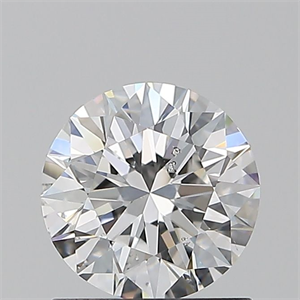 Picture of Natural Diamond 1.01 Carats, Round with Excellent Cut, E Color, SI2 Clarity and Certified by GIA