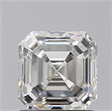 Natural Diamond 1.50 Carats, Asscher with  Cut, H Color, VVS2 Clarity and Certified by GIA