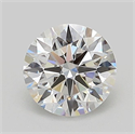 Lab Grown Diamond 1.02 Carats, Round with Ideal Cut, D Color, VVS2 Clarity and Certified by IGI