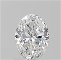 Natural Diamond 0.71 Carats, Oval with  Cut, E Color, VVS2 Clarity and Certified by GIA