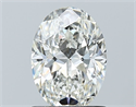 Diamante Natural 1.05 quilates, Ovalado , Color H, claridad VS1 y certificado GIA