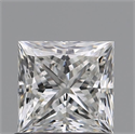 Diamante Natural 0.86 quilates, Princesa , Color G, claridad VVS2 y certificado GIA