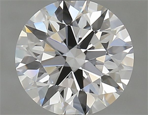Picture of Lab Grown Diamond 1.26 Carats, Round with Ideal Cut, D Color, VVS2 Clarity and Certified by IGI