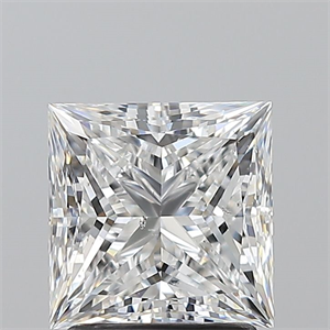 Foto Diamante Natural 2.01 quilates, Princesa , Color E, claridad SI2 y certificado GIA de