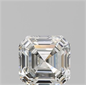 Diamante Natural 1.02 quilates, Asscher , Color I, claridad VS2 y certificado GIA