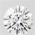 Lab Grown Diamond 2.61 Carats, Round with Ideal Cut, D Color, VS1 Clarity and Certified by IGI