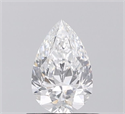 Natural Diamond 0.65 Carats, Pear with  Cut, E Color, VS1 Clarity and Certified by GIA