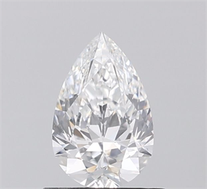 Picture of Natural Diamond 0.65 Carats, Pear with  Cut, E Color, VS1 Clarity and Certified by GIA