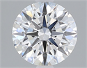 Lab Grown Diamond 1.65 Carats, Round with Excellent Cut, D Color, VVS1 Clarity and Certified by GIA