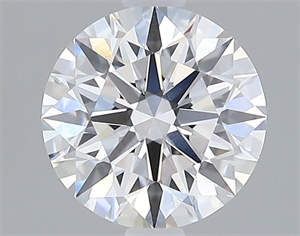 Picture of Lab Grown Diamond 1.65 Carats, Round with Excellent Cut, D Color, VVS1 Clarity and Certified by GIA