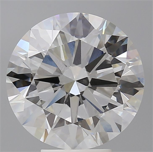 Picture of Lab Grown Diamond 6.01 Carats, Round with Excellent Cut, E Color, VVS2 Clarity and Certified by IGI