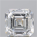 Natural Diamond 2.02 Carats, Asscher with  Cut, E Color, VS1 Clarity and Certified by GIA