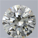 Natural Diamond 1.50 Carats, Round with Excellent Cut, L Color, VS2 Clarity and Certified by IGI