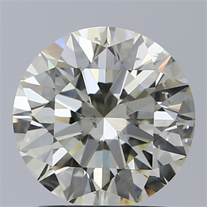 Picture of Natural Diamond 1.50 Carats, Round with Excellent Cut, L Color, VS2 Clarity and Certified by IGI